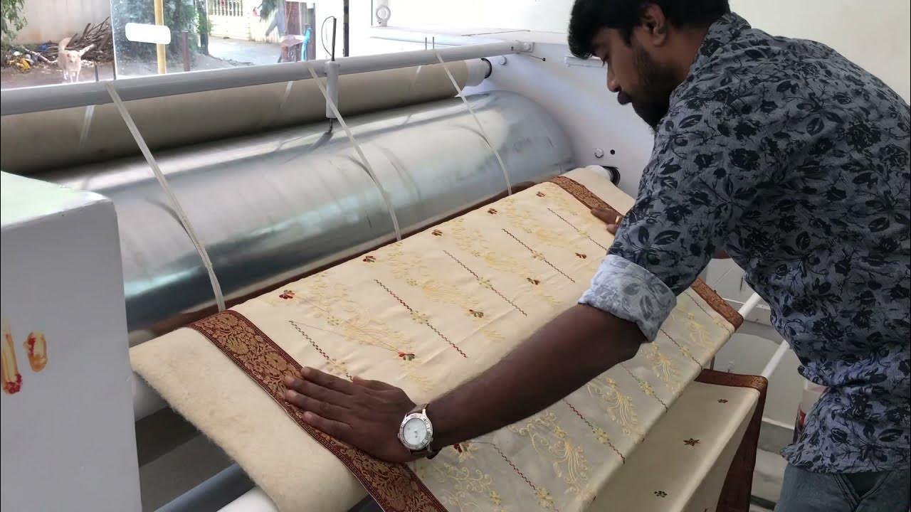 Washmac Saree pressing machine 8121022456. Indias first saree ironing
