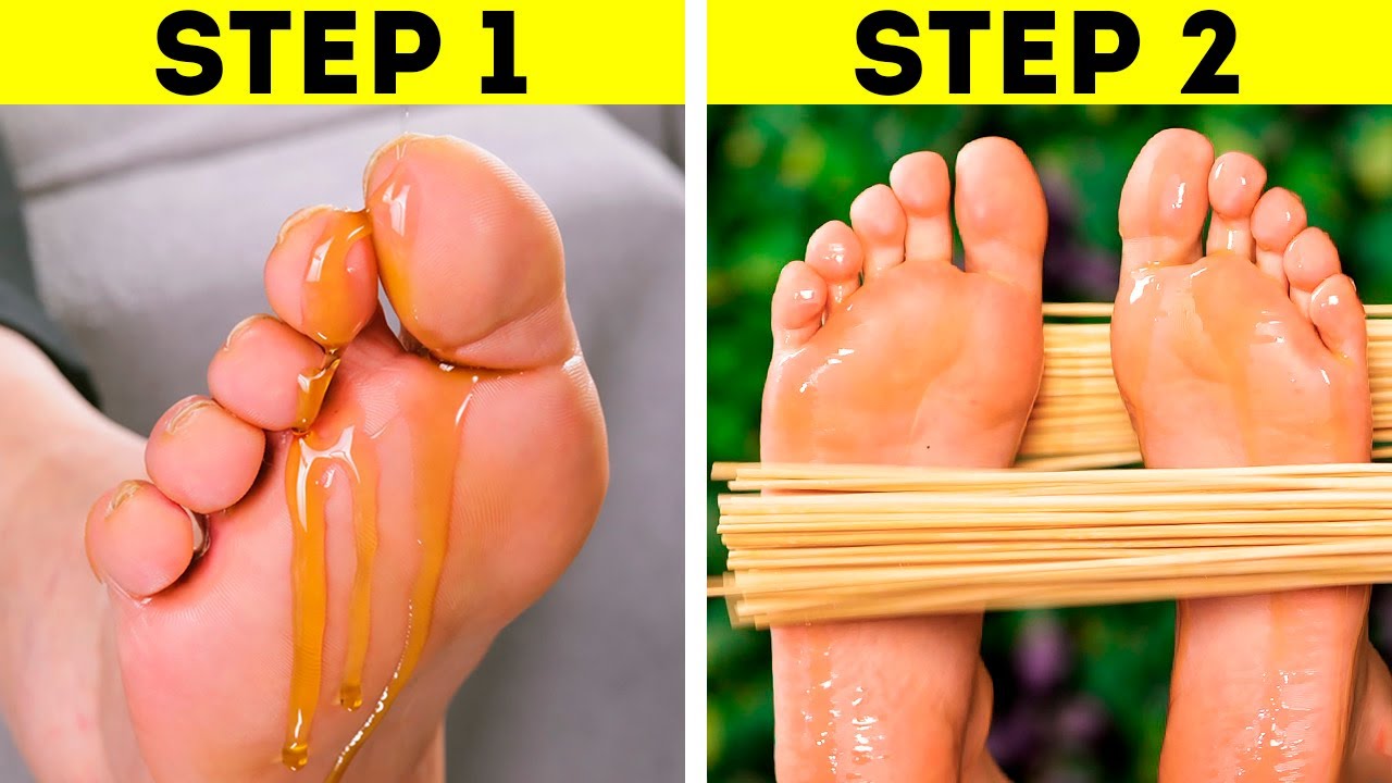 AMAZING HACKS FOR YOUR FEET || ANTISTRESS TIPS