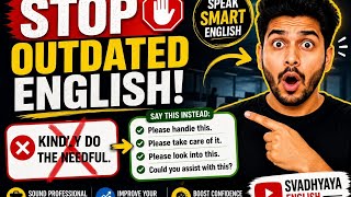 Stop Outdated English | Learn smart English