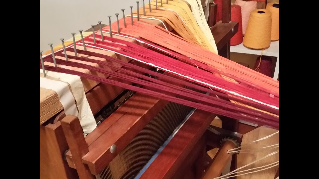 Dressing A Loom With Cait Throop Barefoot Weaver YouTube