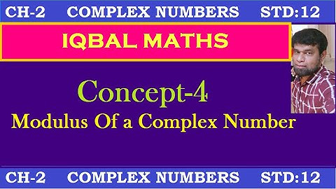 TN Class 12 Maths New Syllabus Concept-4 Chapter-2 Complex Numbers கலப்பு எண்கள்