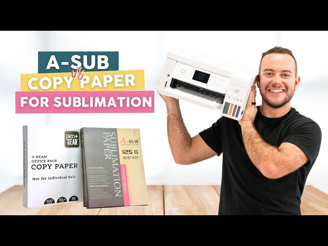Sublimation for Beginners: Printers, Ink, Paper, and EVERYTHING