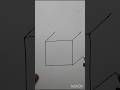 3D Square  drawing #art #3ddrawing #arttutorial