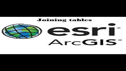 Joining attribute tables in ArcGIS