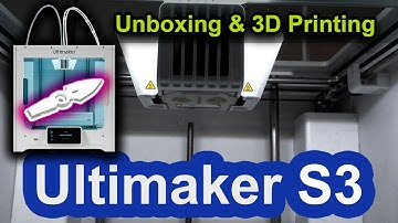 Ultimaker S3 Unboxing and 3D Printing with using PLA and PVA!