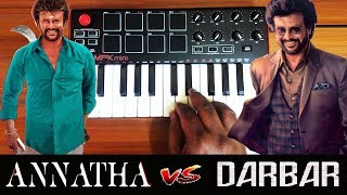 Annatha vs Darbar | Railway Station Bgm | Mix By Raj Bharath | Rajinikanth, Deva, Anirudh, D.Imman chords