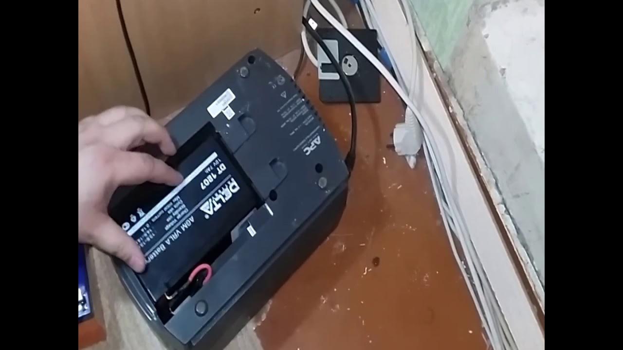 Как заменить аккумулятор в ибп