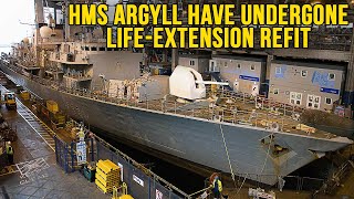 Babcock begin to revamp HMS Argyll life extension in Devonport Dockyard