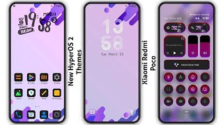 3 New HyperOS 2   control centre Themes for Xiaomi,Redmi,Poco | 3 Best HyperOS 2 Themes