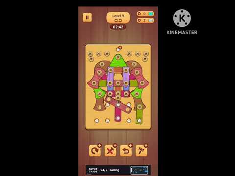 wood nuts & Bolts puzzle level 9