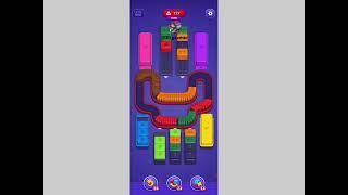 Loop master color jam sort level  565 Hard level solution for gameplay