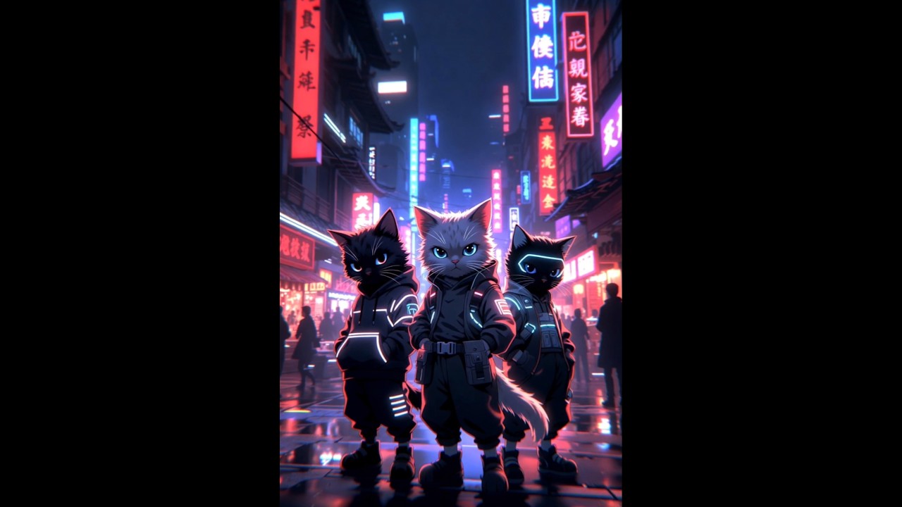 Cyber Cat Agents On Duty! 😎🐱💥| 2 