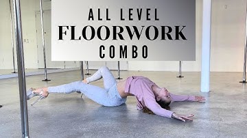 FLOORWORK Combo For Pole Dance ||   Floorwork Choreo Tutorial All Levels || Shoulder Roll Tutorial