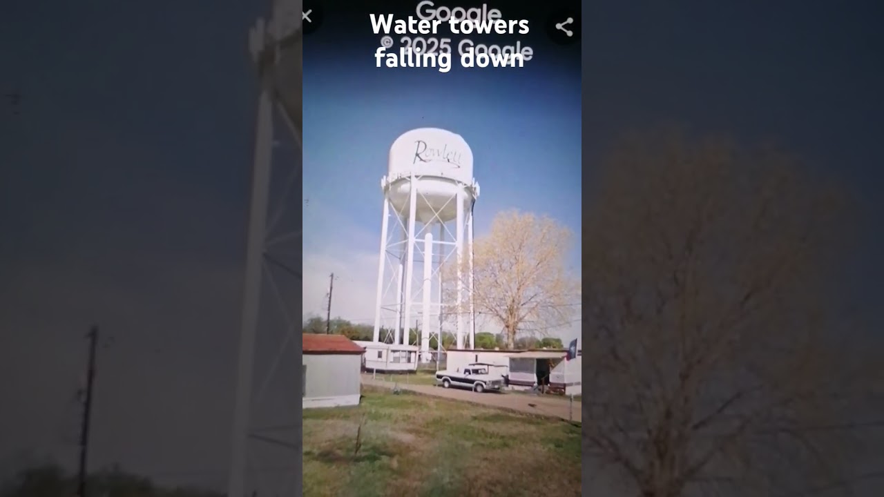 water towers falling down
