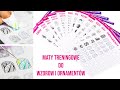 Video: Fogli card per allenamento nailart, 12 design