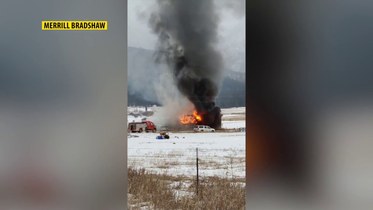 RAW VIDEO Fire burning near Arlee YouTube