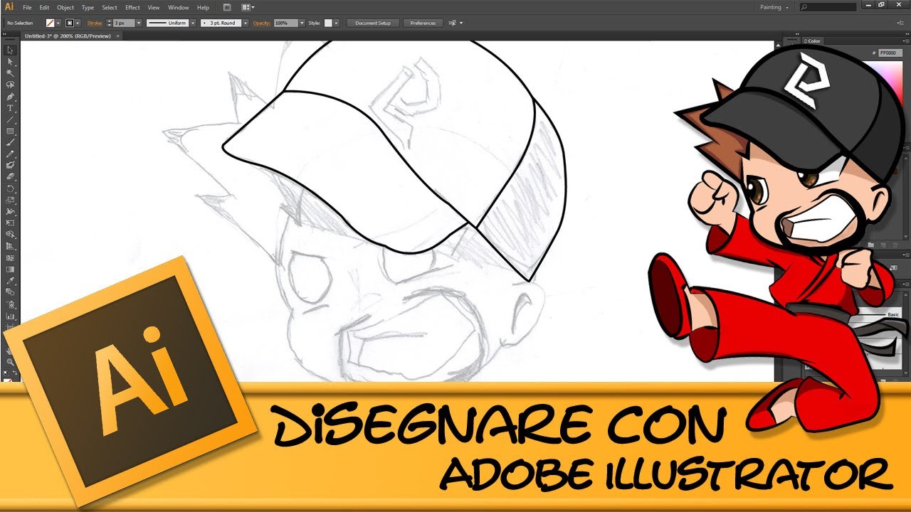 Disegnare Con Adobe Illustrator Youtube