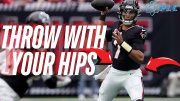 5 Steps To Throw With Your Hips To Unlock Throwing Distance | Quarterback Mechanics