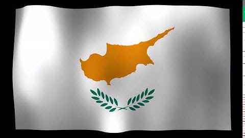 Cyprus Flag 4K Loop Video