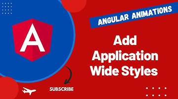 4. Add Application wide styles along with npm and angular.json file in Angular Project - Angular16
