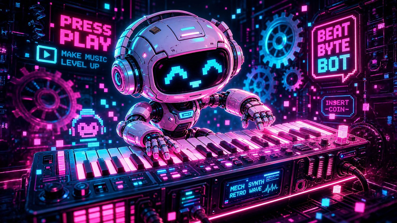 8bitテクノ】【サイバーパンク】Achromatic Cybernetics - YouTube
