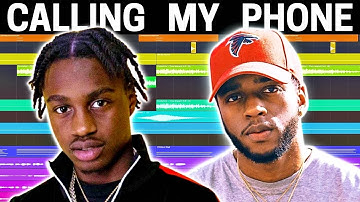 How I Made CALLING MY PHONE by Lil Tjay & 6LACK | Logic Pro X Tutorial