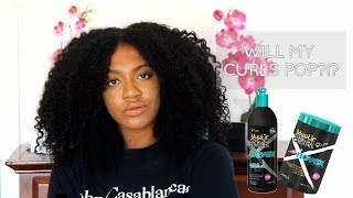 Видео Will My Curls POP?!? Wash n Go | NOVEX Mystic Black (автор: StyledbyKami)