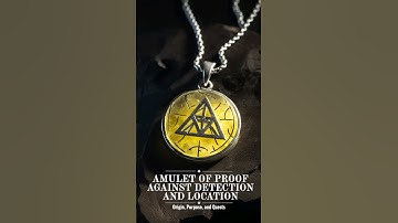 Amulet of Proof against Detection and Location a D&D Magic Item