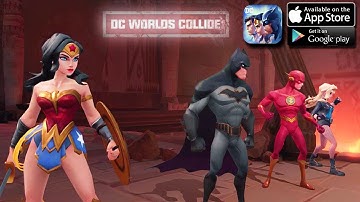 DC WORLDS COLLIDE BETA TEST GAMEPLAY (IOS / ANDROID)