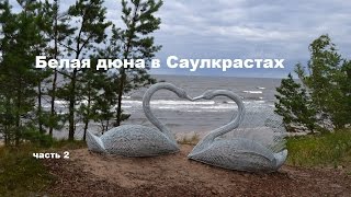 Белая дюна в Саулкрастах Латвия (обзорное видео 2)