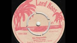 Carlton \u0026 Leroy - Not Responsible [1974]