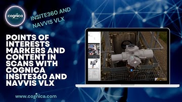 Points Of Interests markers and content in scans with COGNICA Insite360 and NavVis VLX