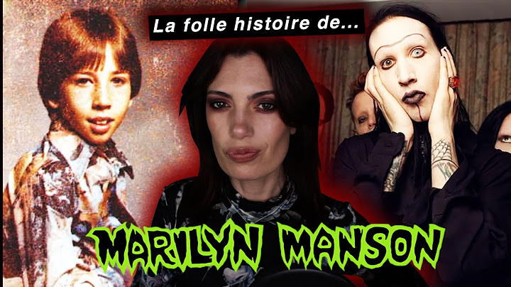 🎵 La sombre histoire de MARILYN MANSON