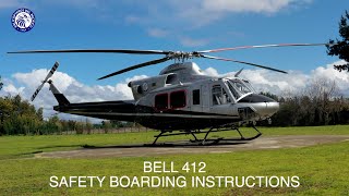 BELL 412 SAFETY BOARDING INSTRUCTIONS