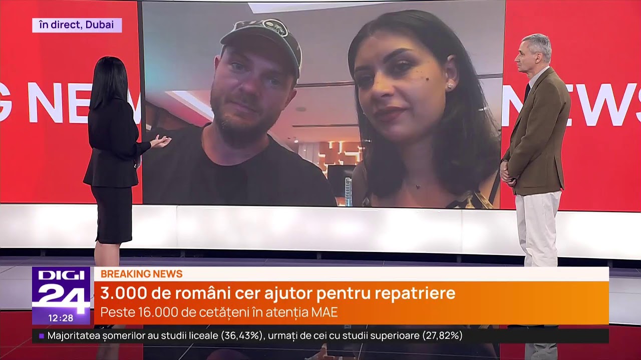 🟣 Știrile Digi24  de la ora 12 –  4 martie 2026