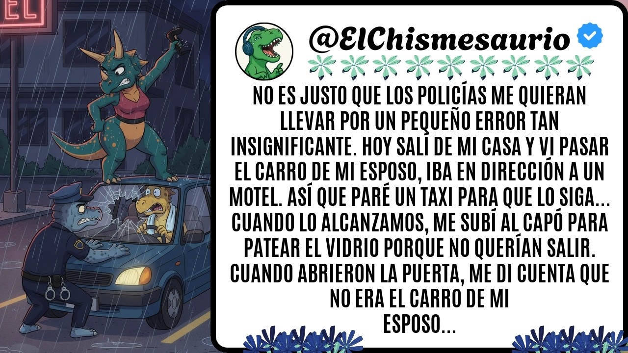 No es justo que los policías me quieran llevar por un pequeño error tan insignificante