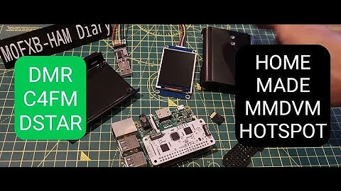 MMDVM - HAT DMR DSTAR C4FM 2.2 INCH Screen HOME MADE