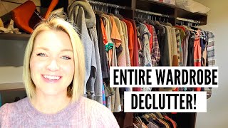 CLUTTERED CLOSET TO CAPSULE WARDROBE IN 5 STEPS! The Secret Slob + ClutterFree January