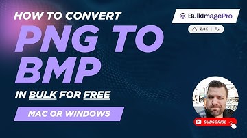 How to Convert PNG to BMP in Bulk for FREE (Windows or Mac)