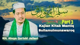 KH. Abuya Qurtubi Jailani || Kajian Kitab Mantiq - Sullamulmunawwaroq Part 3