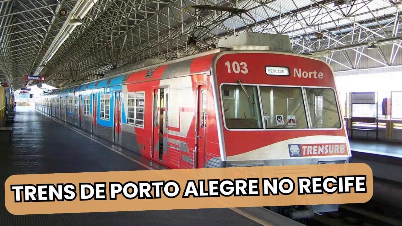 METRÔ DO RECIFE VAI RECEBER TRENS DOS ANOS 80