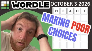 I really screwed this up | Wordle #1932 (October 3 2026) screenshot 2