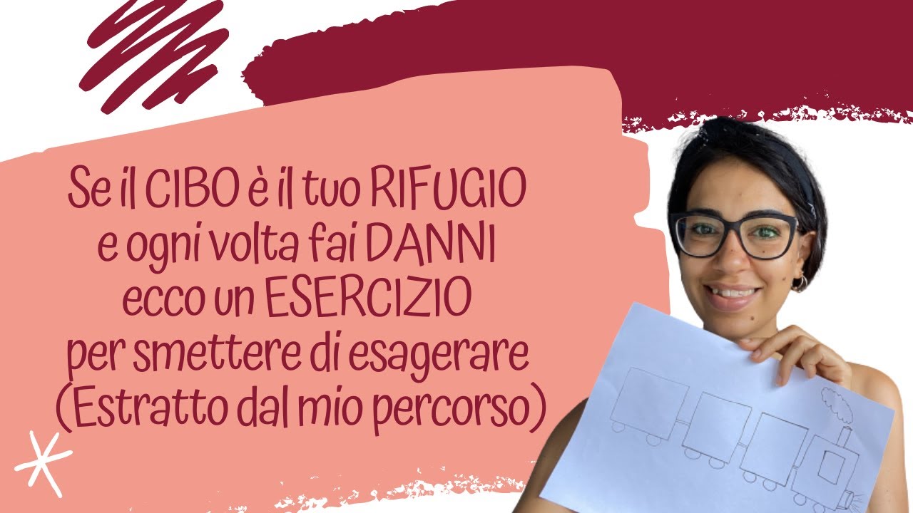 Se il CIBO è il tuo RIFUGIO e ogni volta fai DANNI ecco un ESERCIZIO per smettere di esagerare