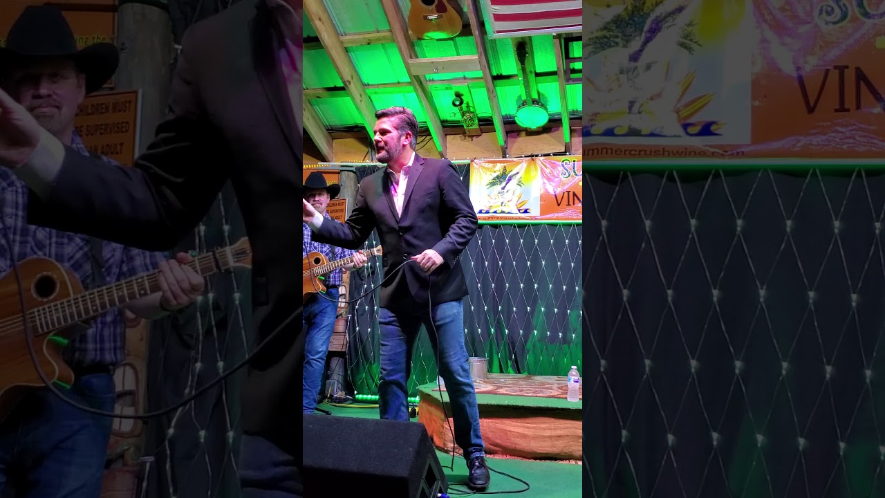 Tre Twitty doing a tribute song to Conway.... His Grandfather!!   Does a great show!!!