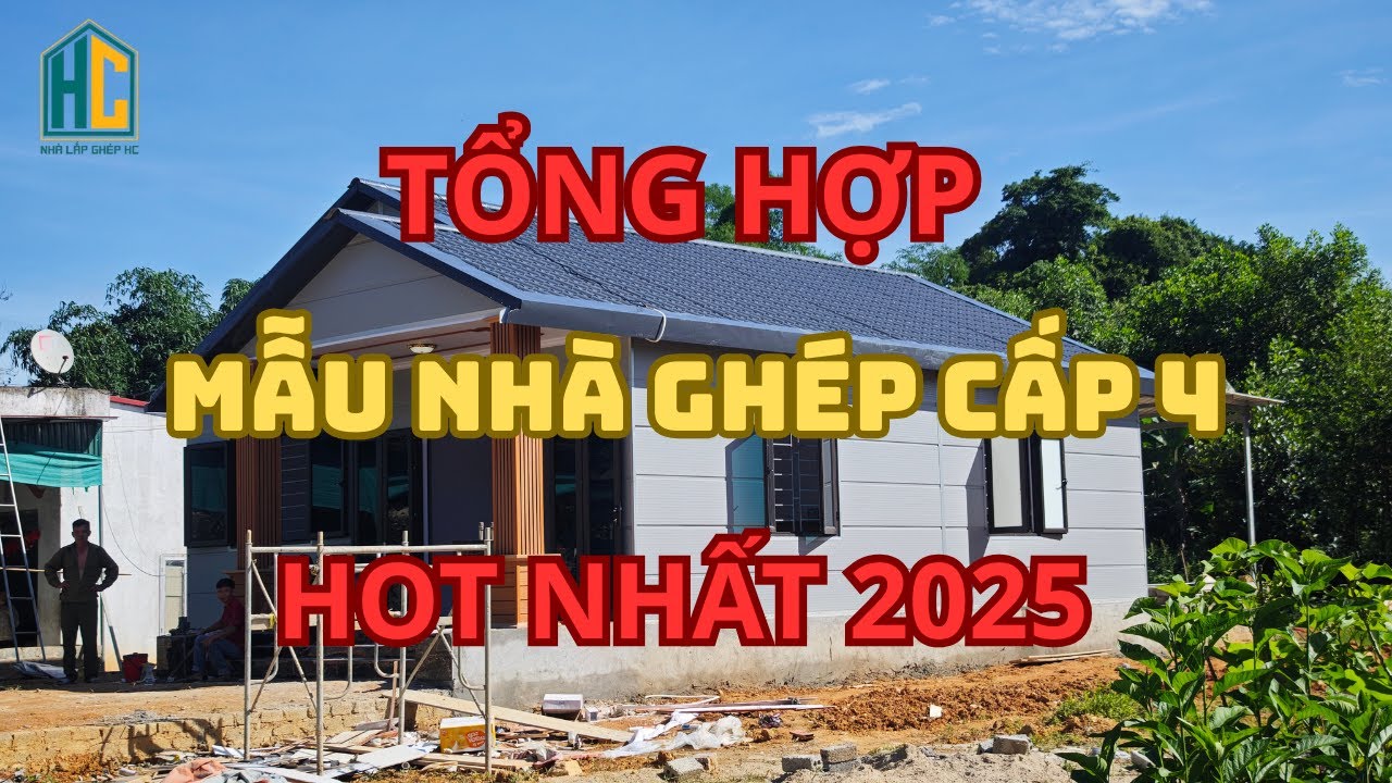Tổng Hợp Mẫu Nhà Ghép Cấp 4 Hot Nhất 2025 \ Nhà Lắp Ghép Giá Rẻ