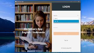 Desktop Application JavaFX Simple Dictionary
