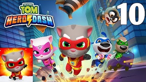 Talking Tom Hero Dash Gameplay Walkthrough Part 10- 2023 (iOS/Android Games)