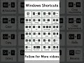 "Must-Know Windows Shortcuts! 💻 #WindowsShortcuts #TechTips
