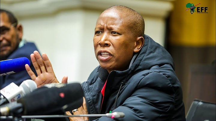 EFF leader Julius Malema says that the Government of National Unity (GNU) will not last for long