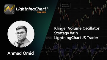 Klinger Volume Oscillator Strategy wtih LightningChart JS Trader